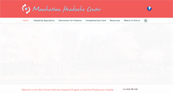 Desktop Screenshot of manhattanheadachecenter.com